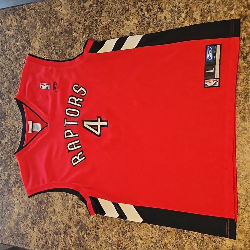 Toronto Raptors #4 Bosh Jersey (Large)